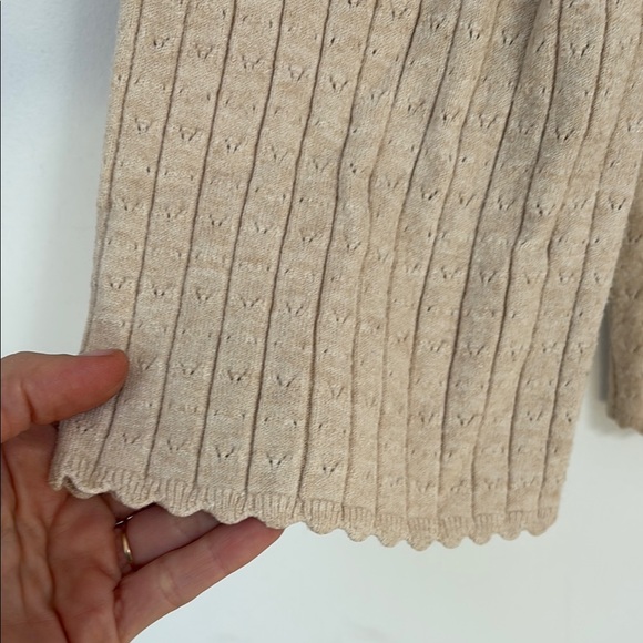 Zara Cozy Tan Knit Kids Bottoms and top - adorable set - Picture 5 of 6